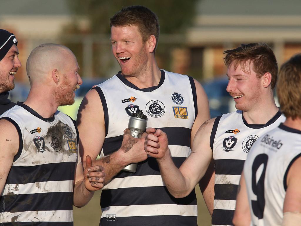 Football GFL St Albans v Lara.Lara winners with 14 Mitchell Day middlePicture: Mark Wilson