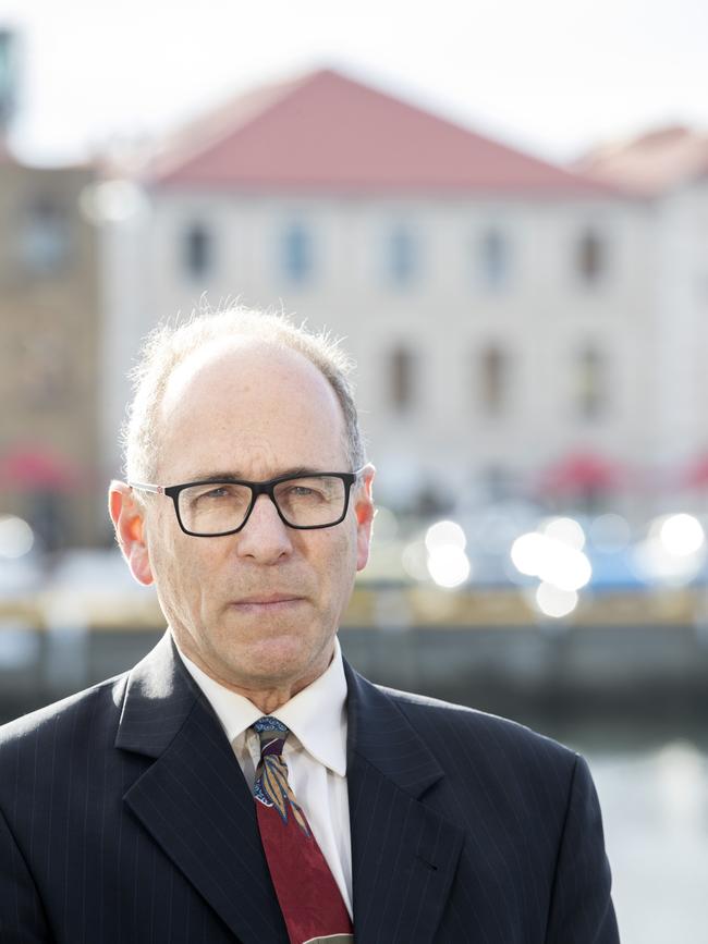 Our Place spokesperson Roland Browne at the Hobart waterfront. Picture: Chris Kidd