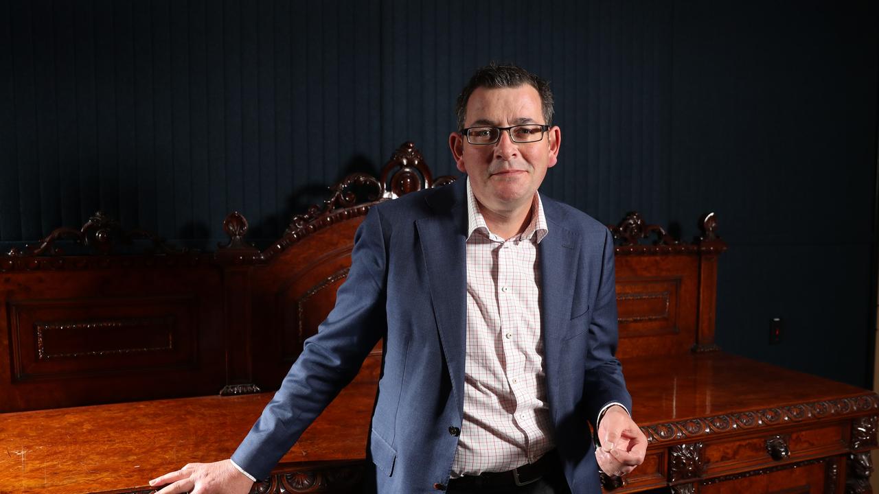 Victorian Premier Daniel Andrews is gunning for Qantas to move its headquarters to Melbourne. Picture: Alex Coppel.