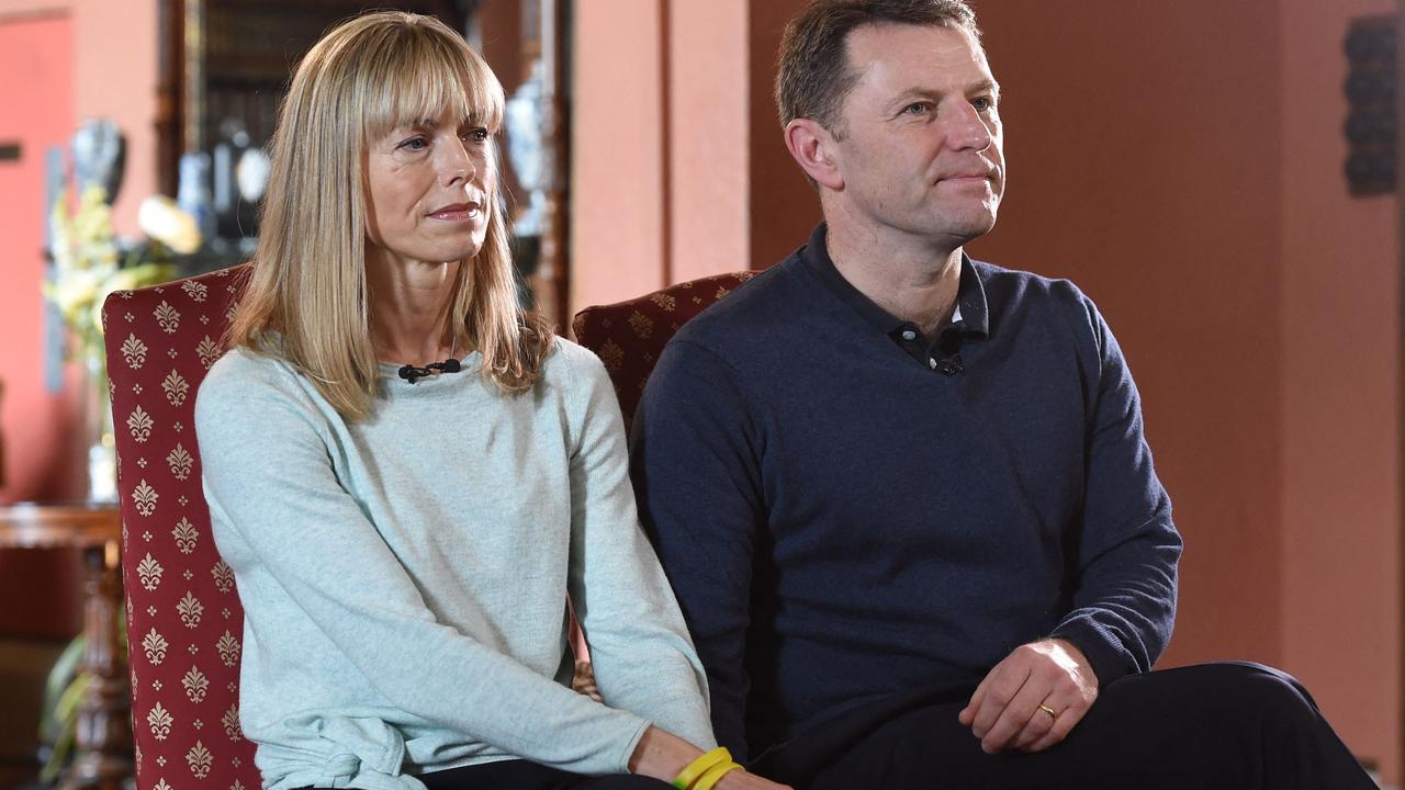 Parents Kate and Gerry McCann continue to pursue the case. (Photo by Joe Giddens / POOL / AFP)