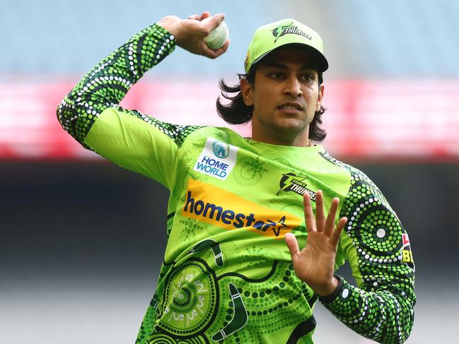 Jason Sangha played for the Sydney Thunder in last summer’s Big Bash League. Picture: Mike Owen/Getty Images.