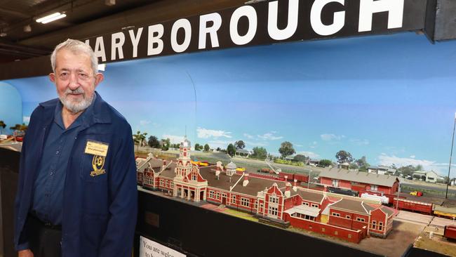 Roger Lloyd at the Train Show.