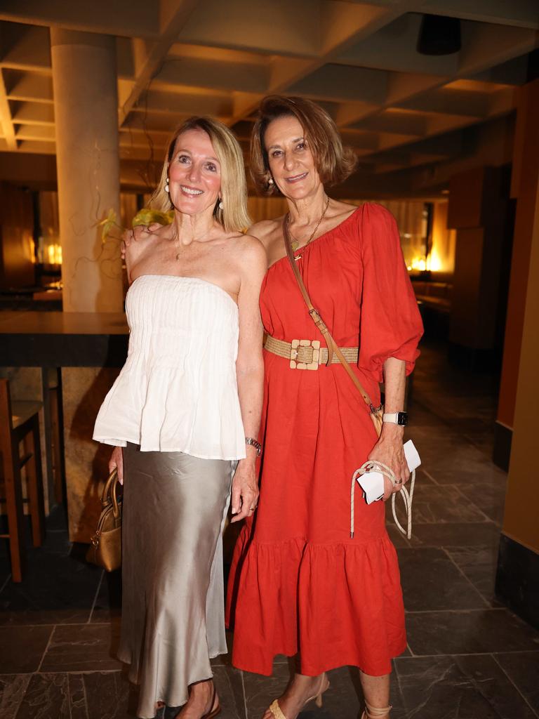 Mandy Kollrepp and Liz Sharpe at the Norte Restaurant launch at Mermaid Beach. Picture, Portia Large.