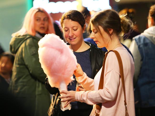 A big cloud of fairy floss brings proved quite the sweet treat.