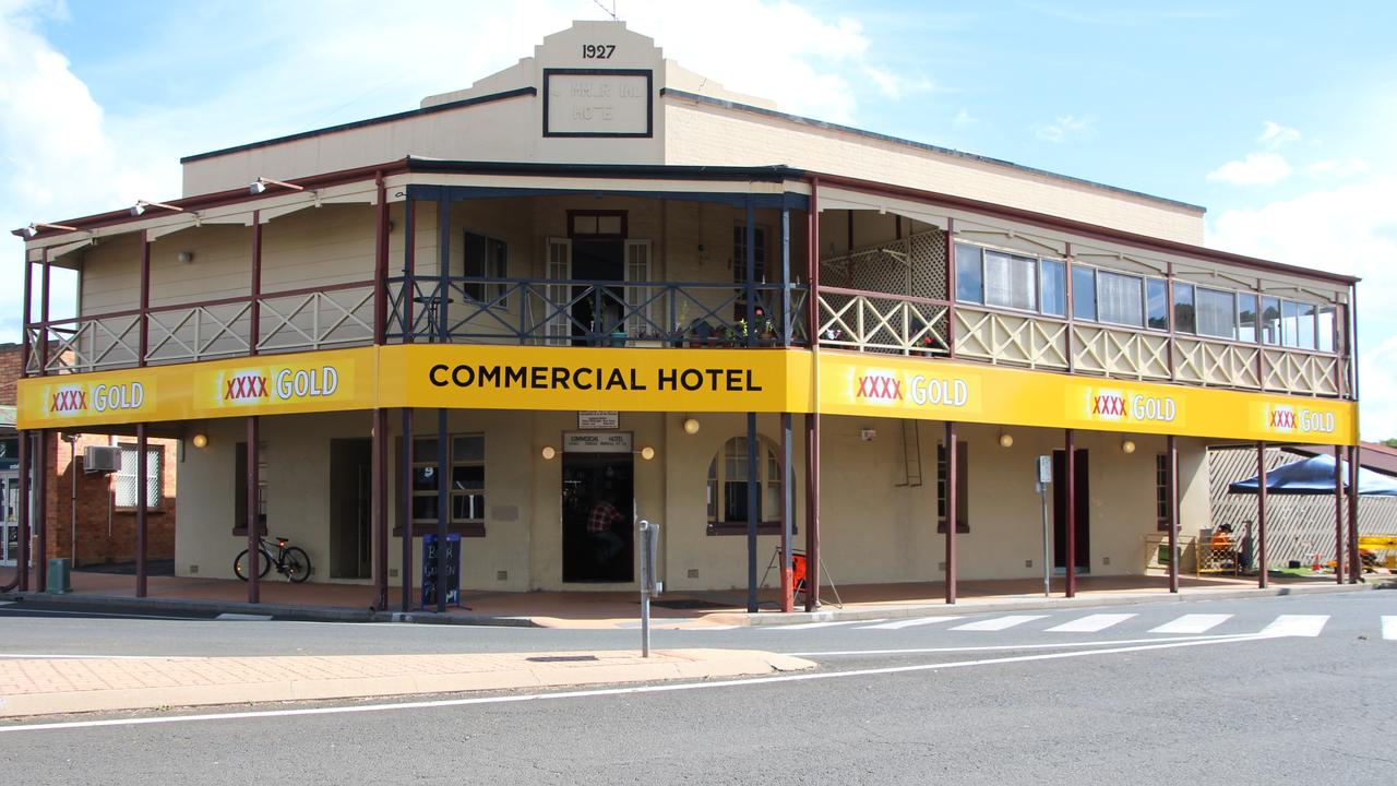 The Commercial Hotel in Gatton, west of Brisbane.