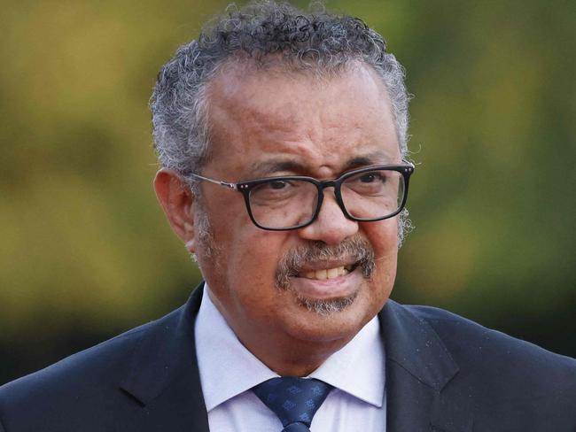 Director-General of the World Health Organisation (WHO) Tedros Adhanom Ghebreyesus. Picture: Ludovic Marin / POOL / AFP