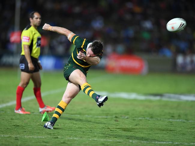 James Maloney has also kicked at state and international level. Picture: Grant Trouville/NRL