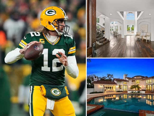 Aaron Rodgers sells California home as fate with Packers looms. Picture: Realtor