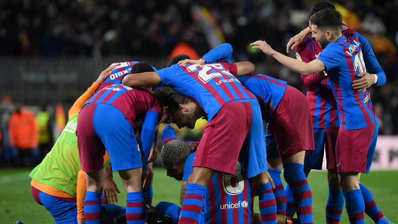 Barcelona’s players are heading to Australia next month. Picture: LLUIS GENE / AFP