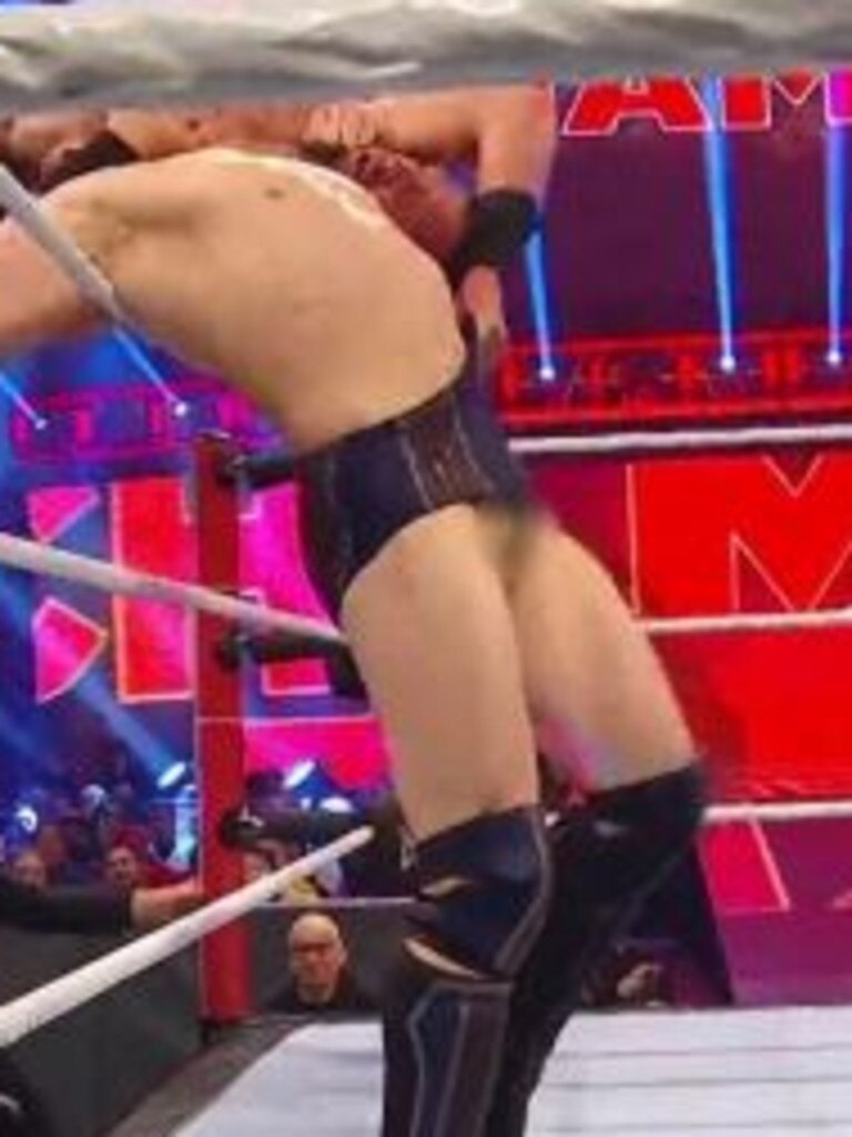 wardrobe malfunctions in wrestling