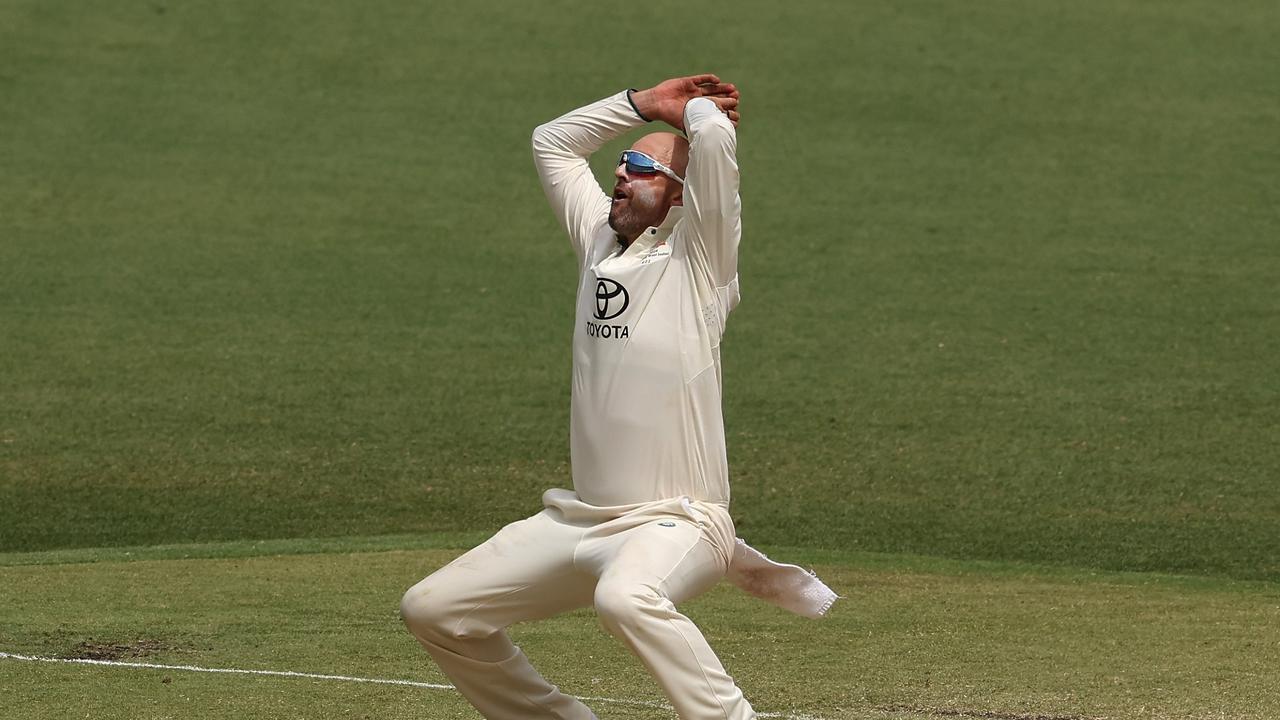 Nathan Lyon will have to wait for another shot at a magical milestone. (Photo by Paul Kane/Getty Images)