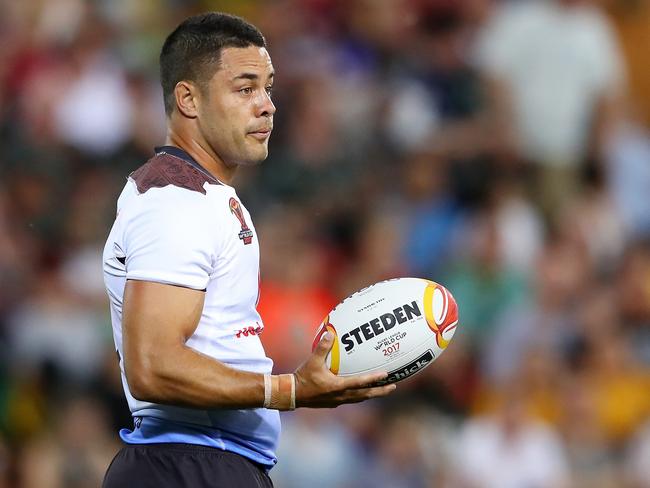 Jarryd Hayne in action for Fiji.