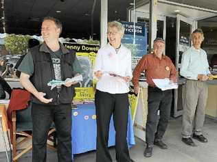 Lismore Mayor Jenny Dowell pictured pre polling in 2008. Picture: Jacklyn Wagner