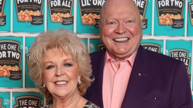 Patti and Bert Newton at the Heinz Beanz ‘Can Size For Every Aussie’ Exhibition. Picture: Lucas Dawson Photography