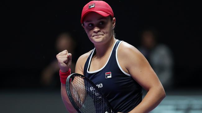 Ash Barty is set to finish the season with the No. 1 ranking. Picture: Getty Images