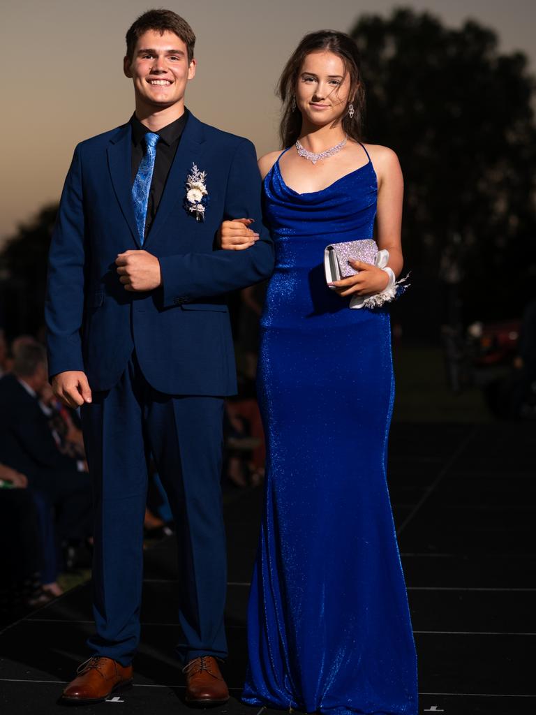 Tom Baker and Tileaha Coyne at the 2024 Rockhampton Grammar School formal.