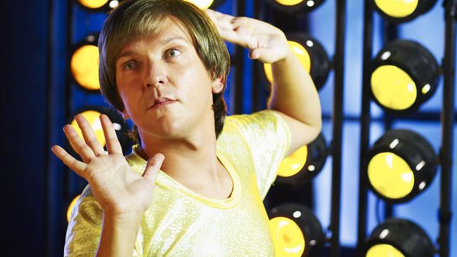Actor Chris Lilley as character "Mr G" from TV program "Summer Heights High" 26 Feb 2008 .