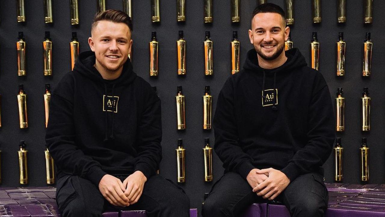 Morgan is now the founder of booze brand Au Vodka. Picture: Instagram.