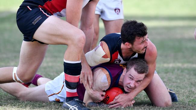 Palm Beach Currumbin player Trent Stubbs QAFL game between Morningside and Palm Beach Currumbin. Saturday May 22, 2021. Picture, John Gass