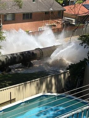 A local resident shared photos of the deluge near their home. Picture: Facebook