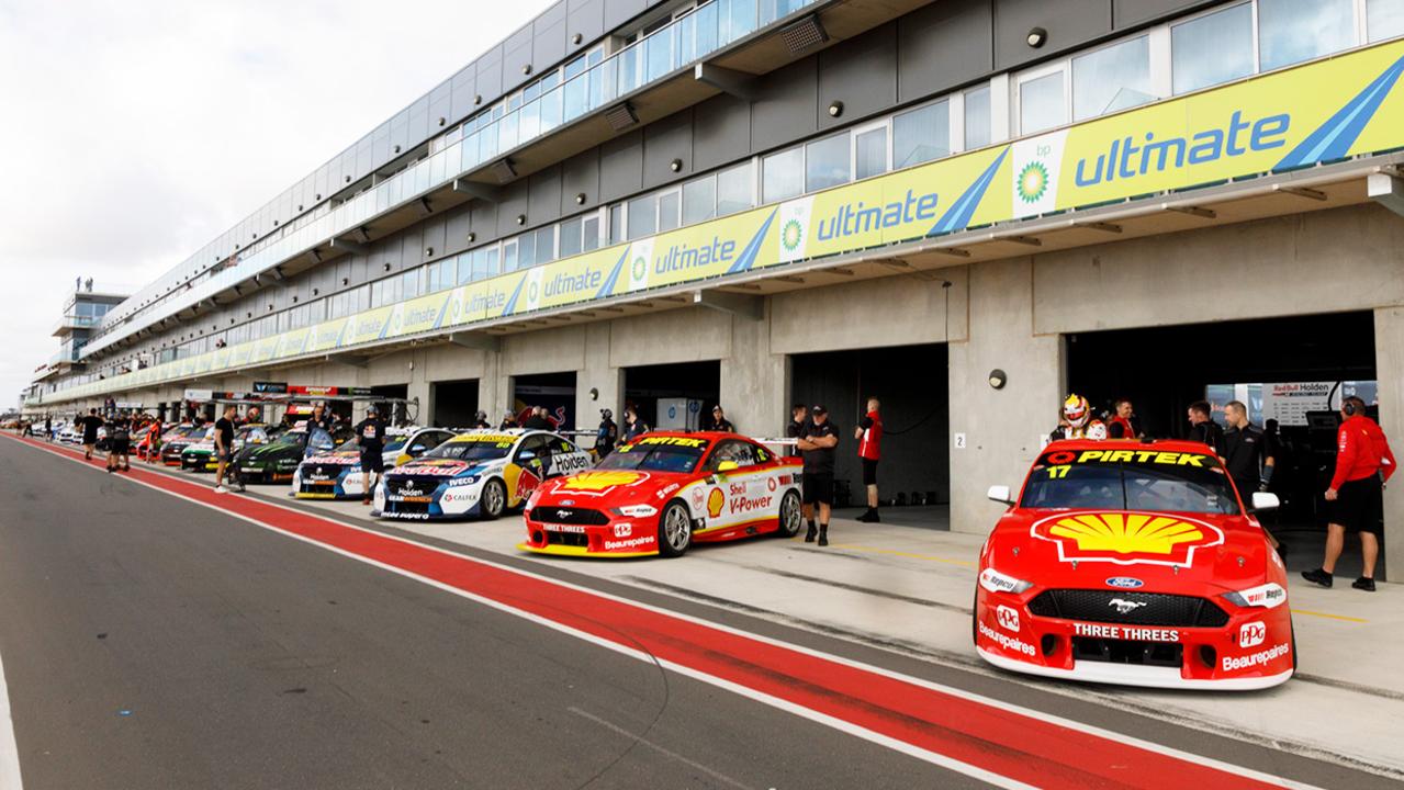 The pit lane will be a hive of activity in 2020. Pic: Supercars