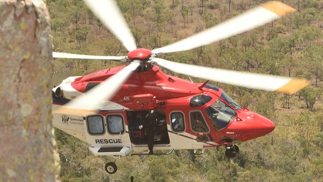 Defence suspended training on Mount Stuart after a rock climber fell off a cliff after being struck by a rock. Picture: Evan Morgan