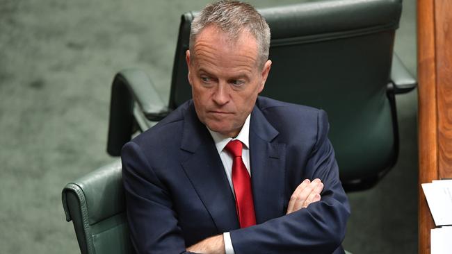 Bill Shorten is a threat to national security Scott Morrison says. Picture: AAP.