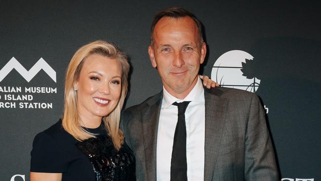 Fresh from reconciling with wife Ellie, Charlie Aitken is returning to work at former employer Bell Potter. Picture: Jake Scevola.