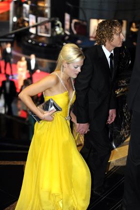 <p>2008 Brownlow Medal. Arrivals. Matt Priddis. Picture: Jay Town</p>