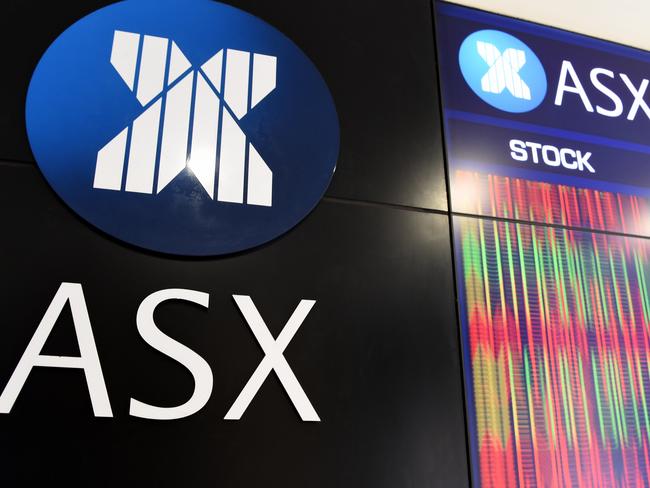 SYDNEY, AUSTRALIA - NCA NewsWire Photos AUGUST, 12, 2020: Digital market boards are seen at the Australian Stock Exchange (ASX) in Sydney. Picture: NCA NewsWire/Bianca De Marchi