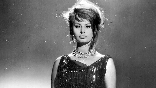 Italian actor Sophia Loren in 1962.