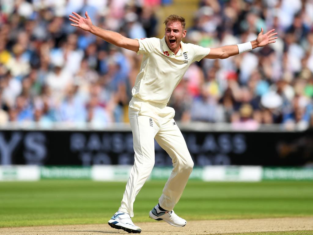 Will Stuart Broad have David Warner’s measure again? Picture: Gareth Copley/Getty Images