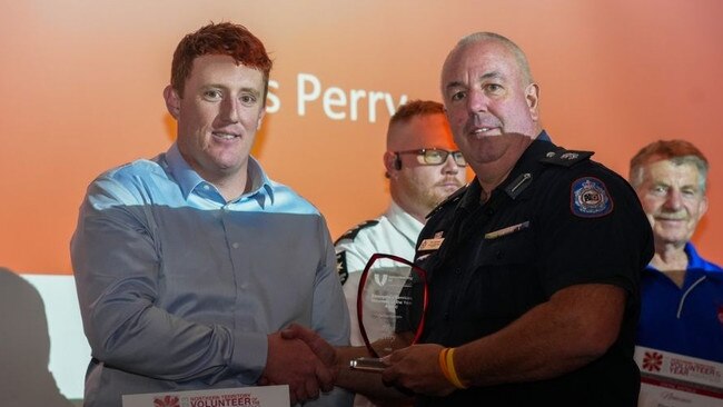 Rhys Perry received the Emergency Services Volunteer of the Year Award.