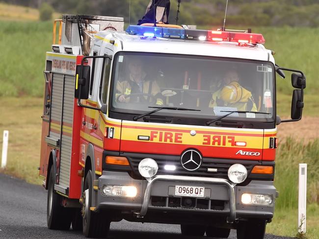 Queensland Fire and Emergencies services have eight crews en route.