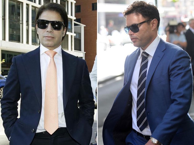 Fadi Ibrahim, left, allegedly had a massive falling out with his friend and business partner Ben Scott, right. Pictures: News Corp