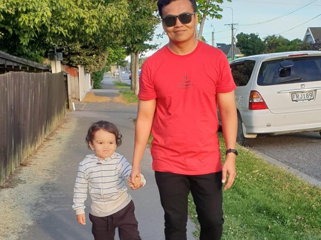 Zulfirman Syah and his son Averroes. Picture: Facebook 