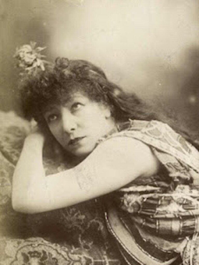 Sarah Bernhardt in Adelaide in 1891 (State Library)