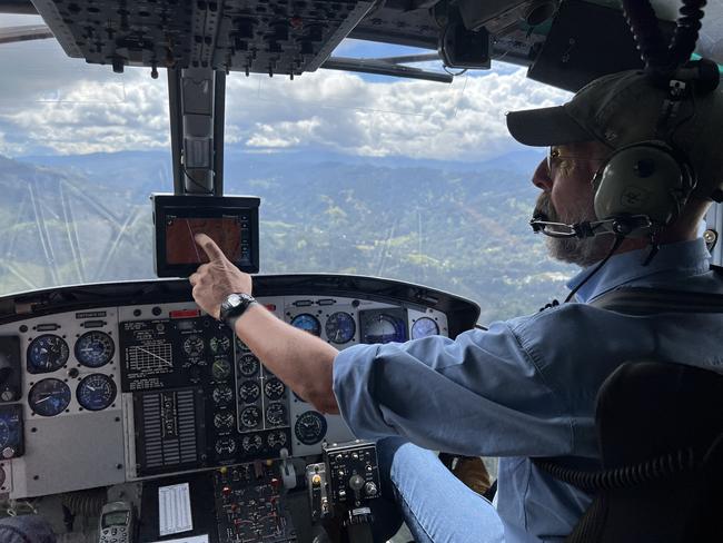 A RAAF aid flight prepares to land. Picture: ADF