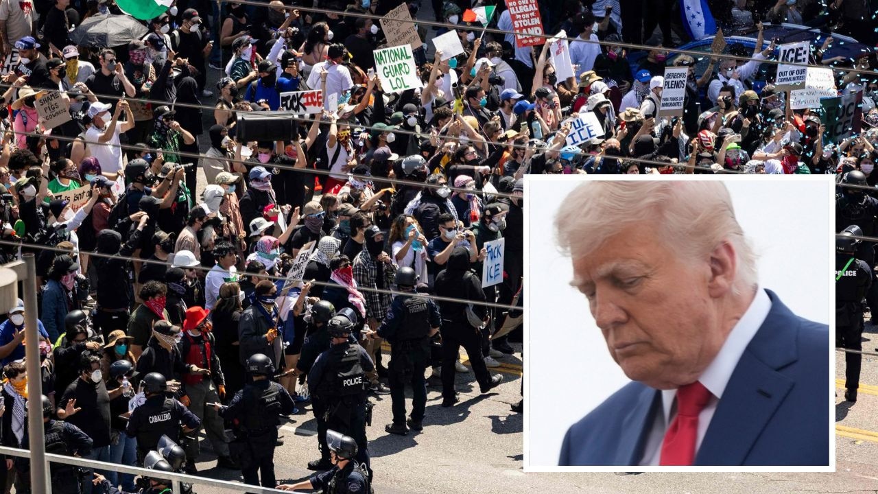 ‘RESCIND THE ORDER’: Trump row erupts as city descends into mayhem