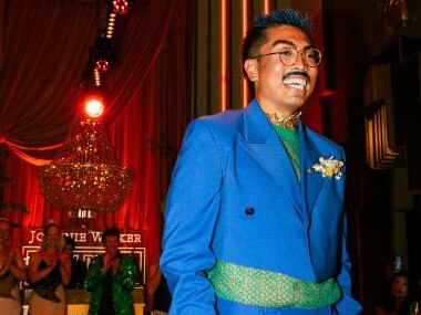 Sunshine Coast local, Phillip Nguyen, recently made his debut at the first ever Mardi Gras Debutante Ball. Picture - Johnnie Walker.