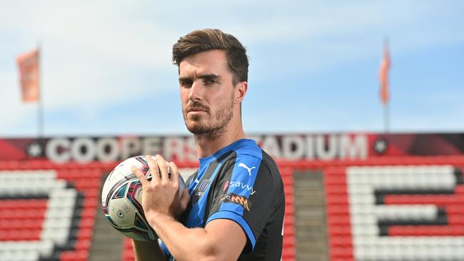 Adelaide City captain Allan Welsh was confident his team could go all the way in 2022. Picture: Keryn Stevens