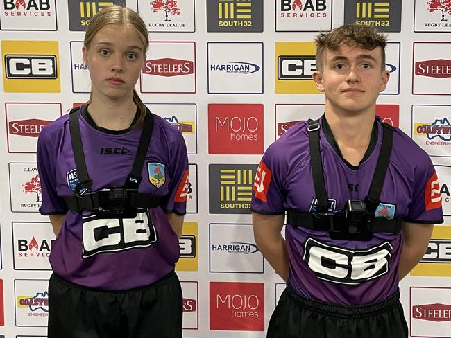 Junior refs in the Illawarra Rugby League will be kitted with GoPros as they look to deter behavioural issues. Picture: Kevin Merrigan