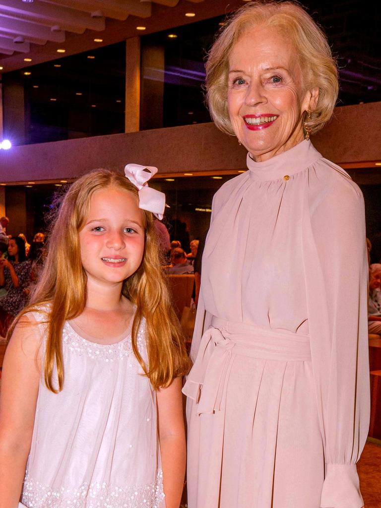 Ellen Bryce and Hon Dame Quentin Bryce at the opening night of Queensland Ballet's Best of The Nutcracker at QPAC Concert Hall. Socials: Damien Anthony Rossi | Picture: Stephen Archer