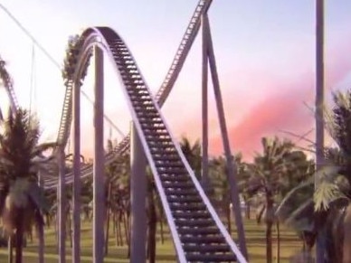 Roller coaster in Saudi Arabia
