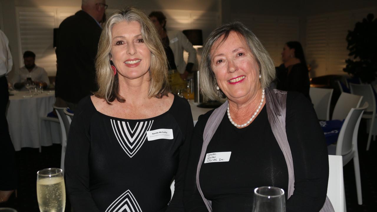 Narelle McCarthy and Lynette Saxton at the launch party for the Sunshine Coast Daily's new weekly paper. Picture: Tom Threadingham