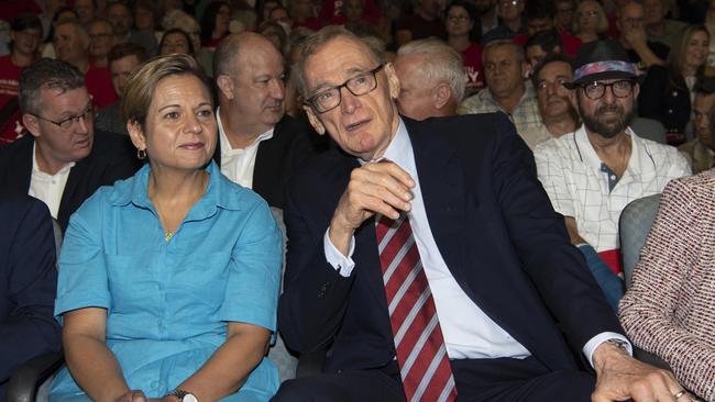 Bob Carr is suing Winston Peters for defamation. Picture: NewsWire/ Monique Harmer