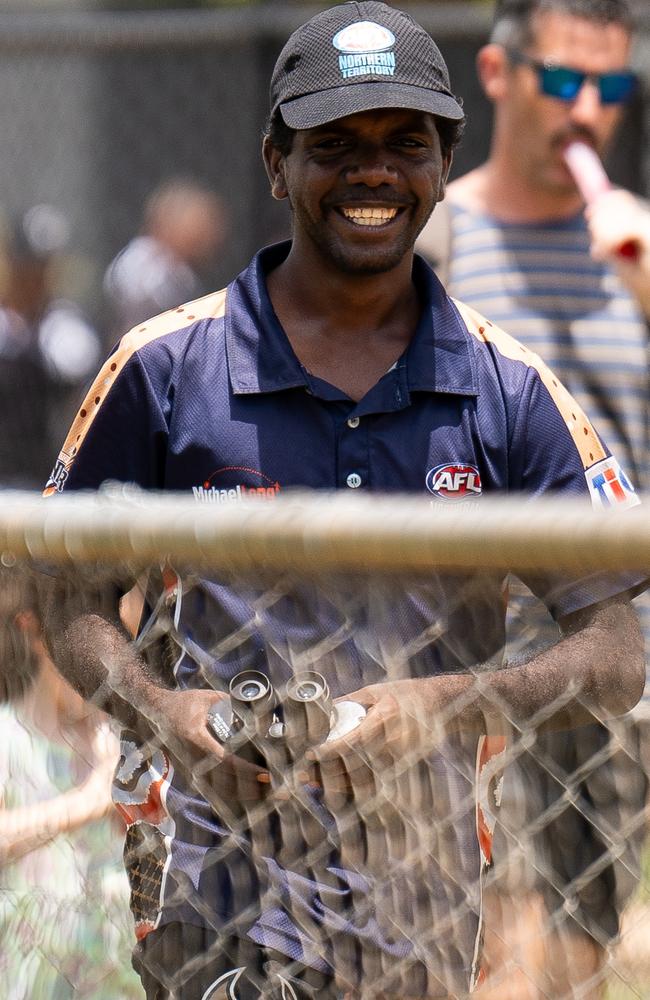 Action shots from NTFL Round 9 at Tiwi, 30 November 2024. Picture: Jack Riddiford / AFLNT Media