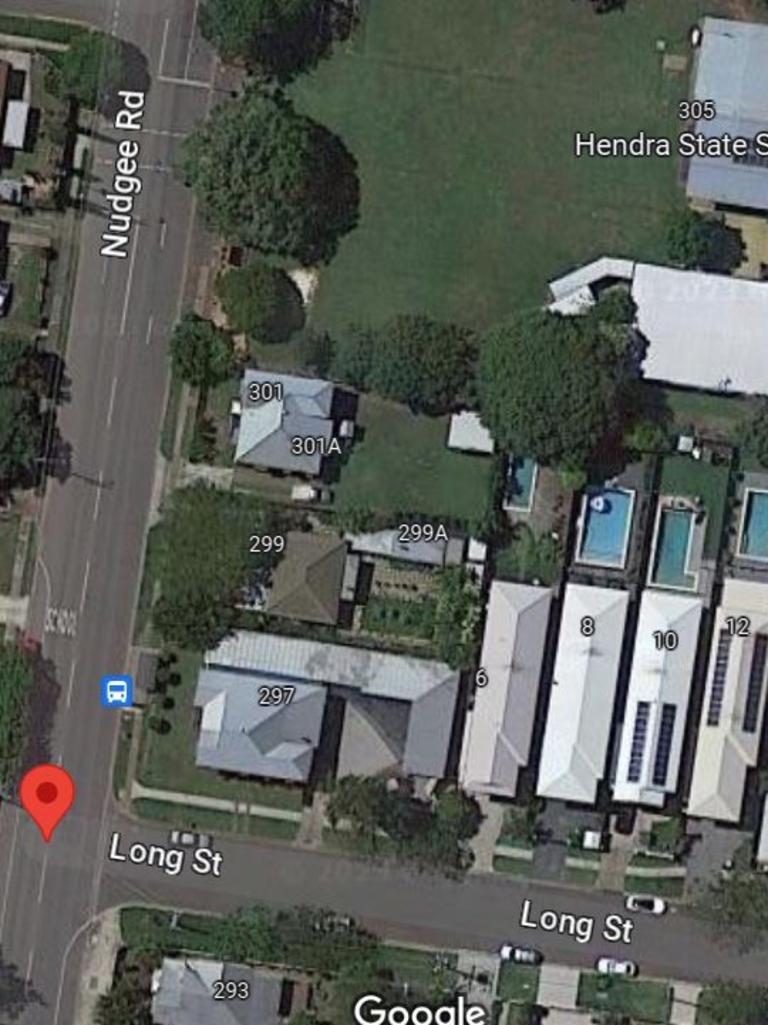 A man has died after a collision with his bicycle and a truck in Hendra. Picture: Google Maps