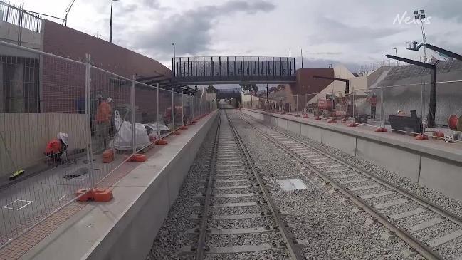 A train drivers' view of Adelaide's new Torrens Rail Junction