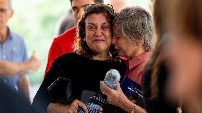 Hundreds attended the funeral service for Nightcliff Friendly Grocer owner Linford Feick on Wednesday, May 7 at Resthaven Chapel. Picture: Pema Tamang Pakhrin